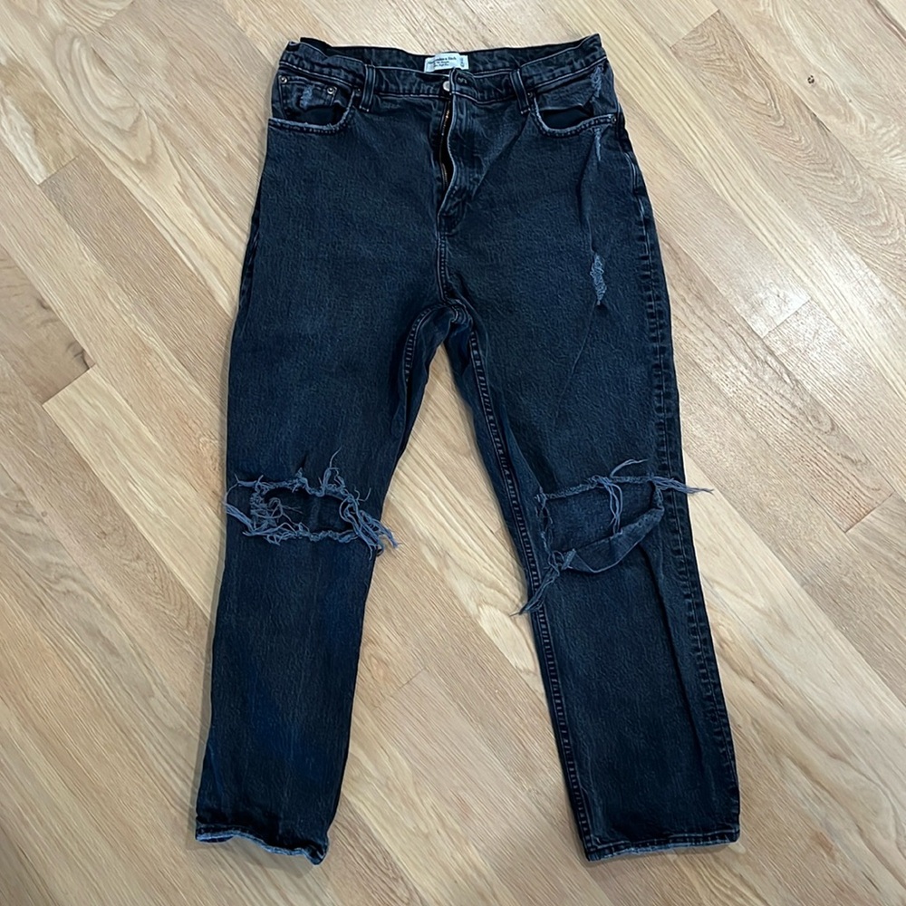 Abercrombie & Fitch 90’s straight Ultra High Rise jeans